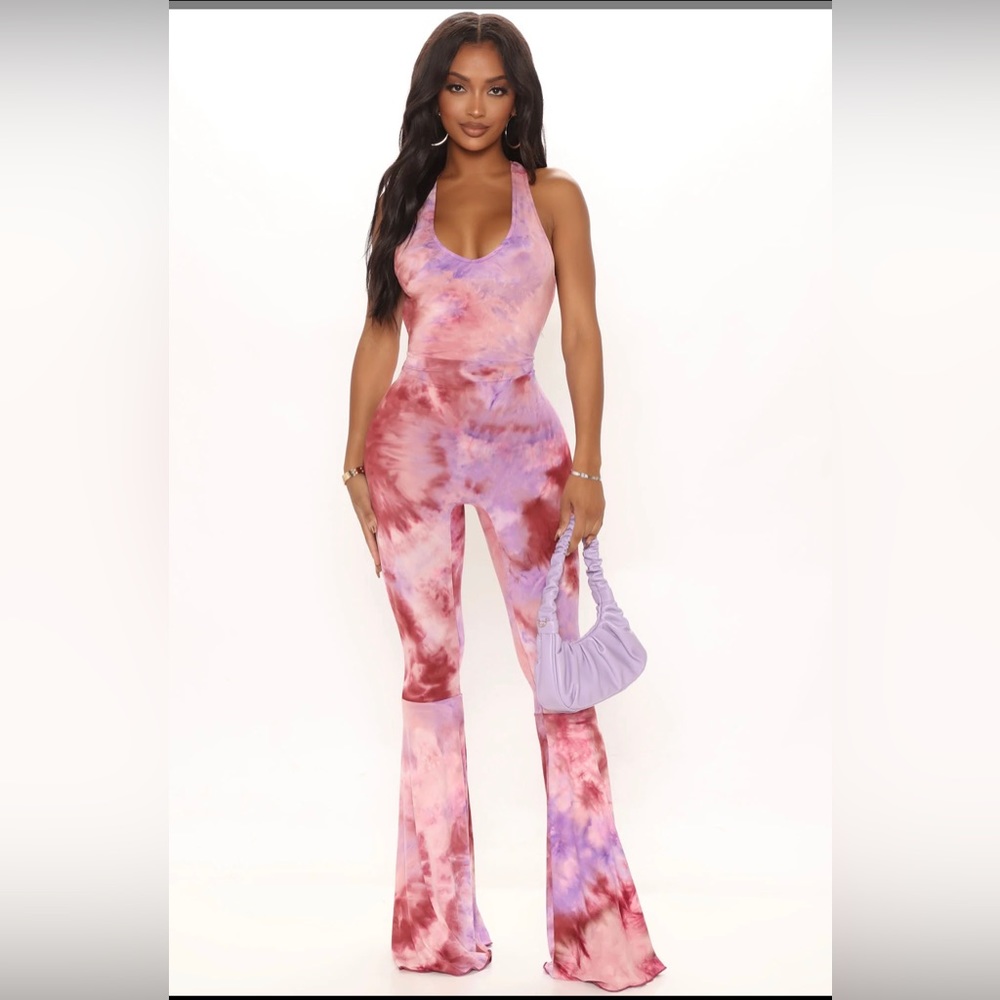 Get in The Groove Jumpsuit in the Marsala Color!